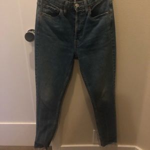 Re/Done denim. Never before wore. Tags missing.